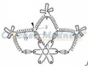 Novogodisnji Snowflake Heklana Pahuljica Schema 4
